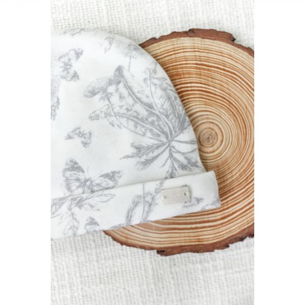 Bonnet Toile de Jouy gris T0