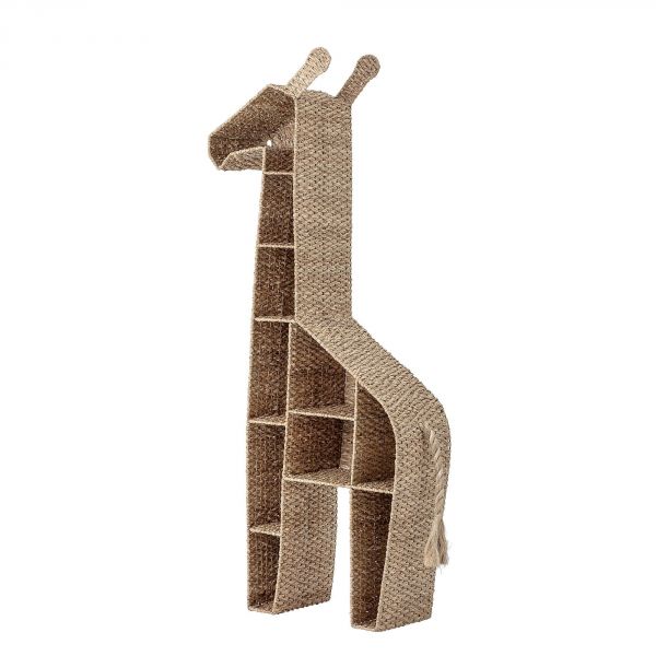 Bibliothèque enfant en rotin Girafe