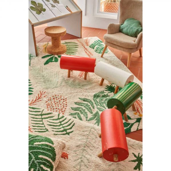 Tapis enfant 140x200 cm Plantes botaniques