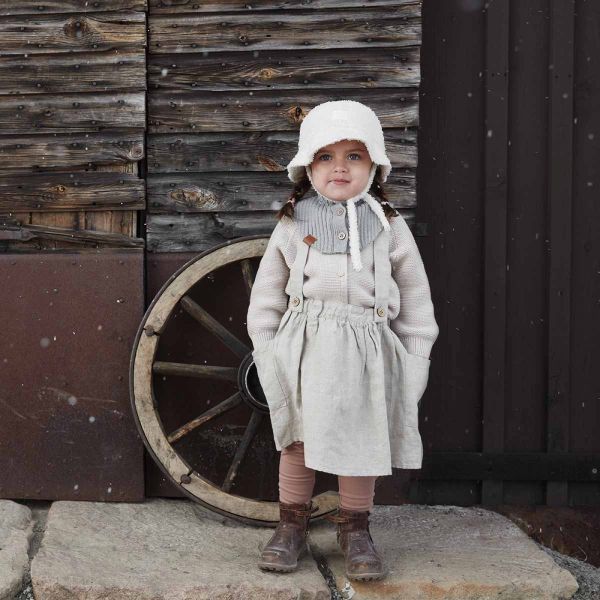 Bob bébé bouclette Blanc 2-3 ans