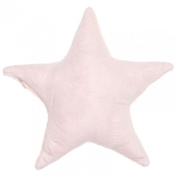 Bouillotte étoile en bambou/gaze de coton Biscuit