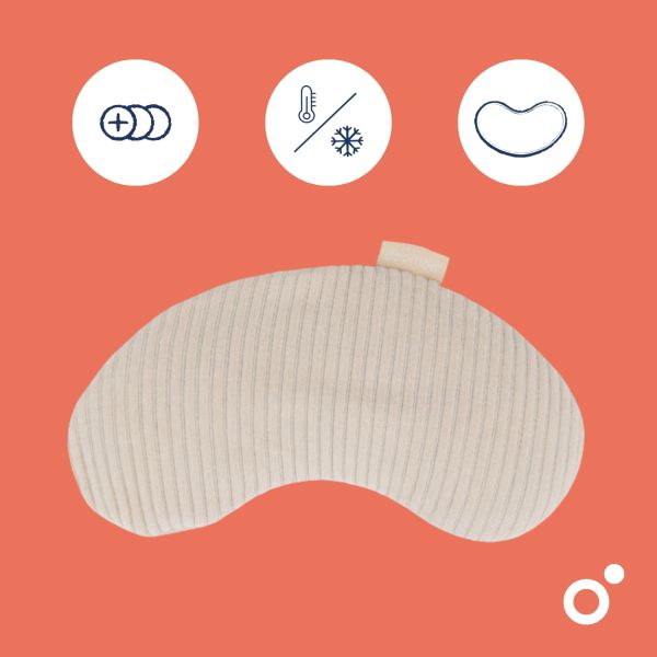 Bouillotte sèche maternité Snoogy Mom Corduroy Sand