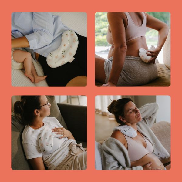 Bouillotte sèche maternité Snoogy Mom Peaches