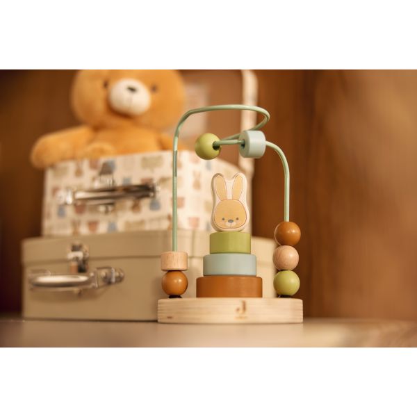 Boulier Spirale en Bois - Bunny Luz