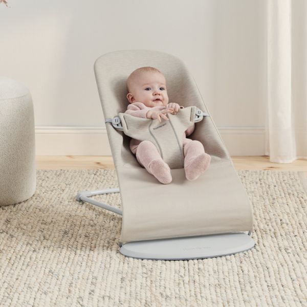 Transat bébé Bliss Jersey 3D Beige clair