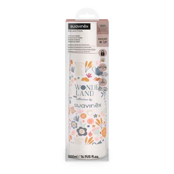 Bouteille isotherme Wonderland 500 ml Beige