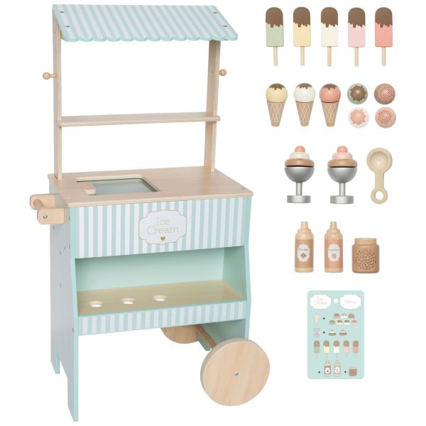 Stand de glaces en bois enfant