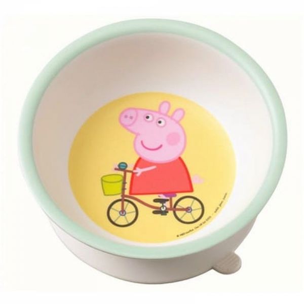 Bol ventouse et cuillère Peppa pig