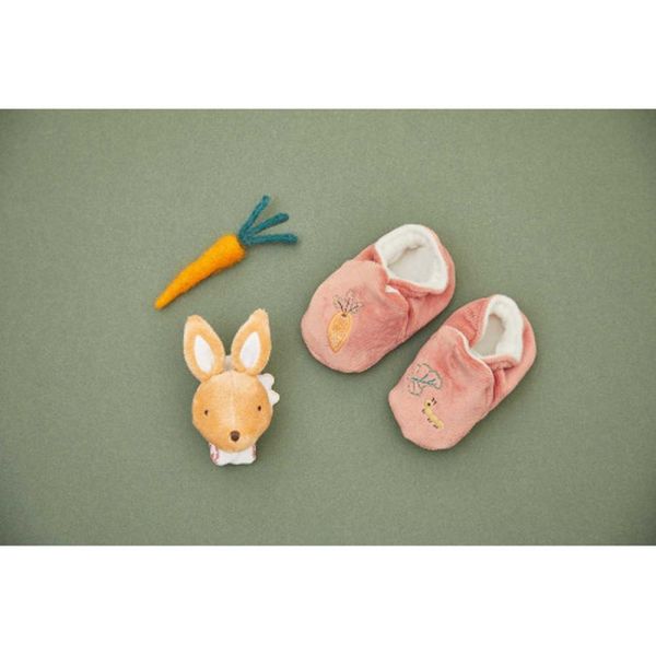 Coffret pour bébé chaussons et bracelet sonore Lapin