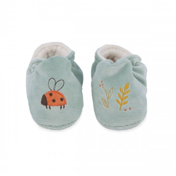 Coffret pour bébé chaussons et bracelet sonore Souris