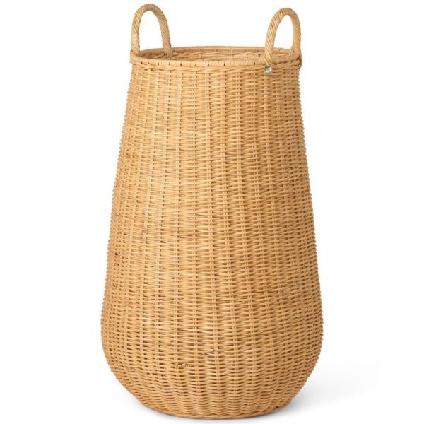 Panier de rangement tressé multifonctions - Naturel