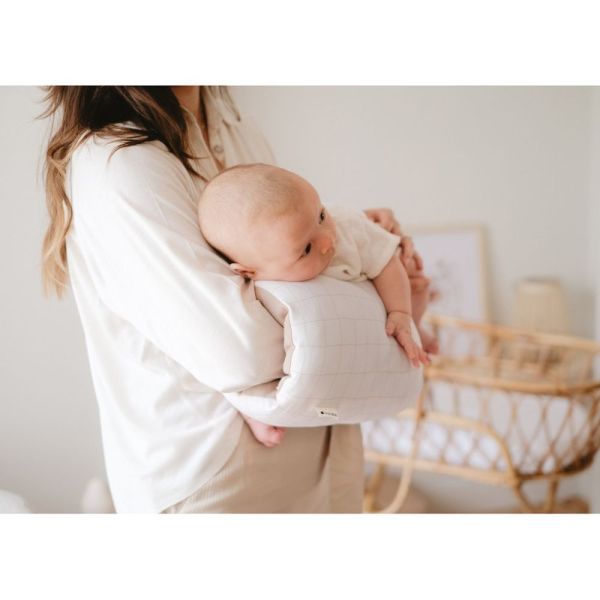 Brassard d'allaitement Jersey gris / beige