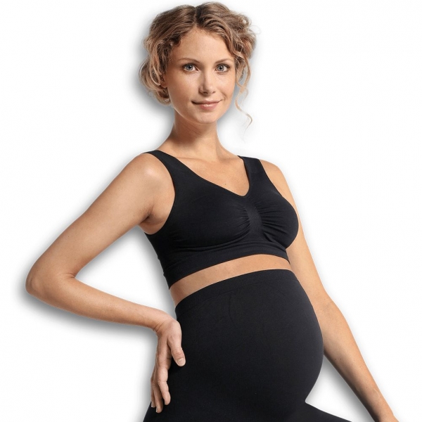 Bandeau de grossesse sans couture noir taille XL - Made in Bébé