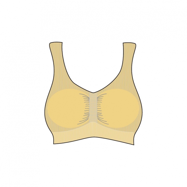 Brassière de grossesse sans couture blanc taille L