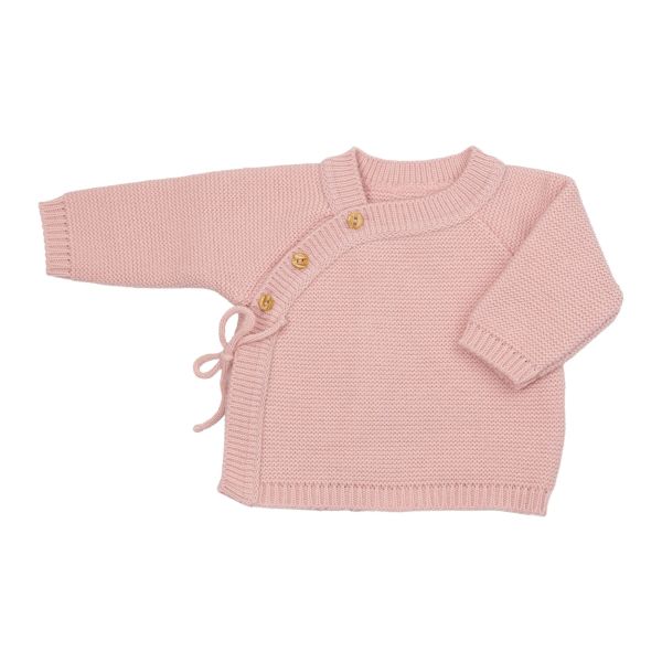 Brassière bébé naissance maille rose