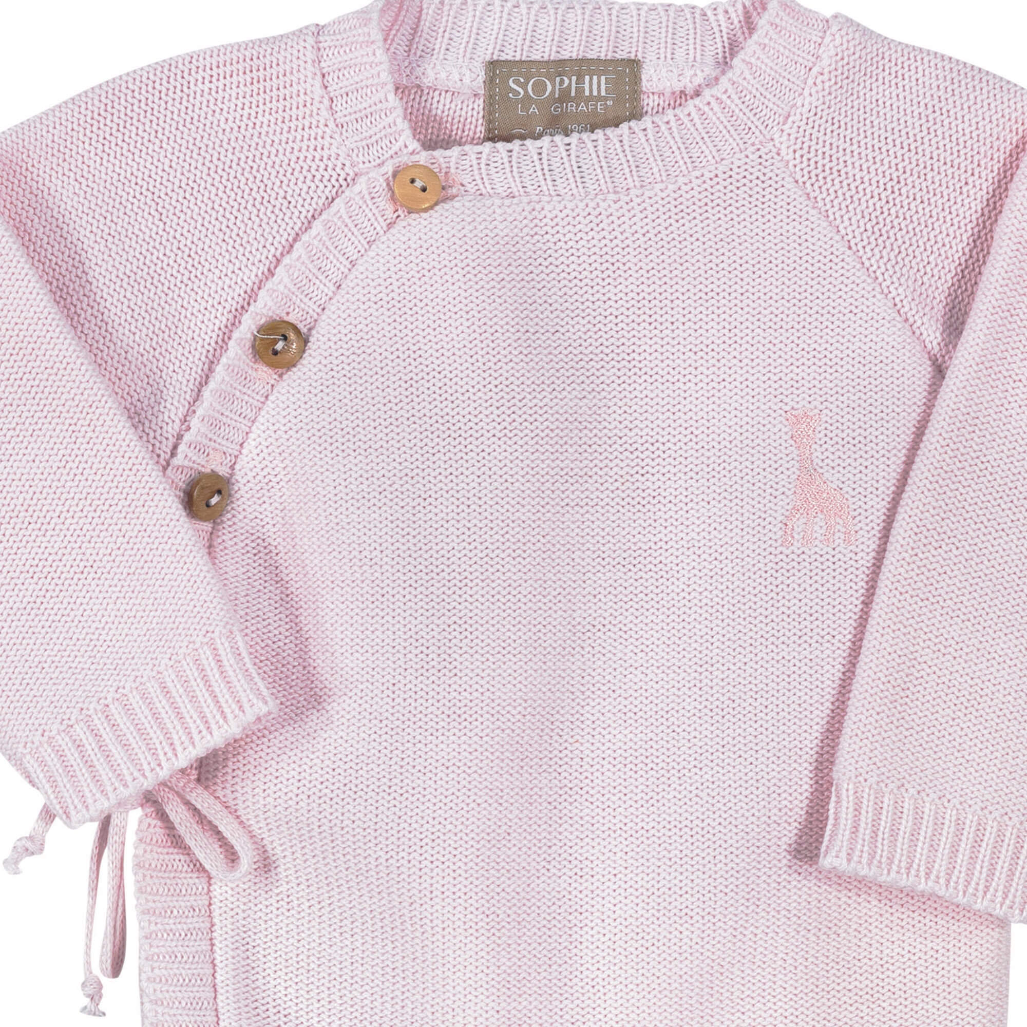 Trois Kilos Sept Brassiere Sophie La Girafe 1 Mois Rose Made In Bebe