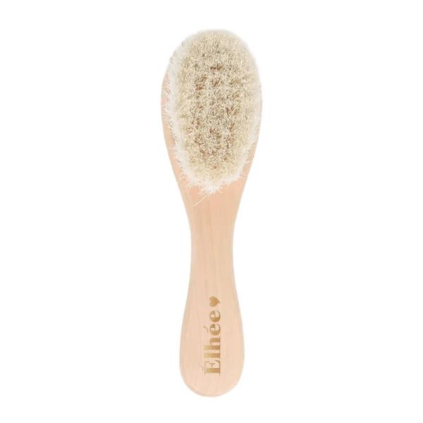 Brosse cheveux bebe en bois naturel Graouu