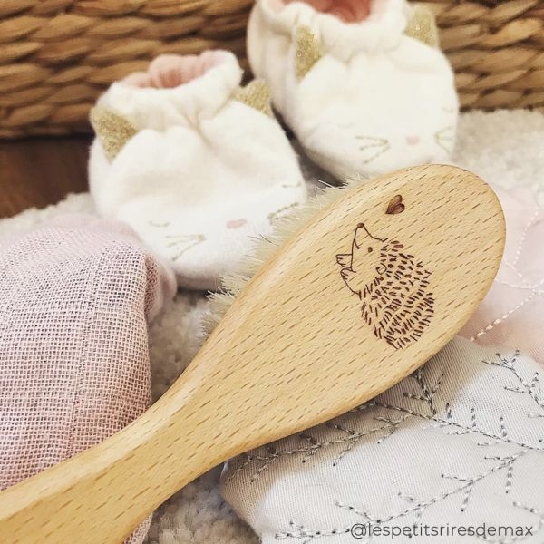 Brosse à cheveux bébé Hérisson