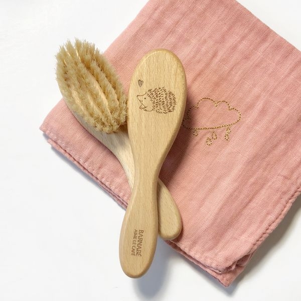 Brosse à cheveux bébé Hérisson