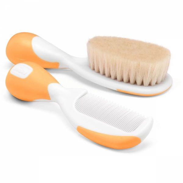 Brosse et peigne Orange