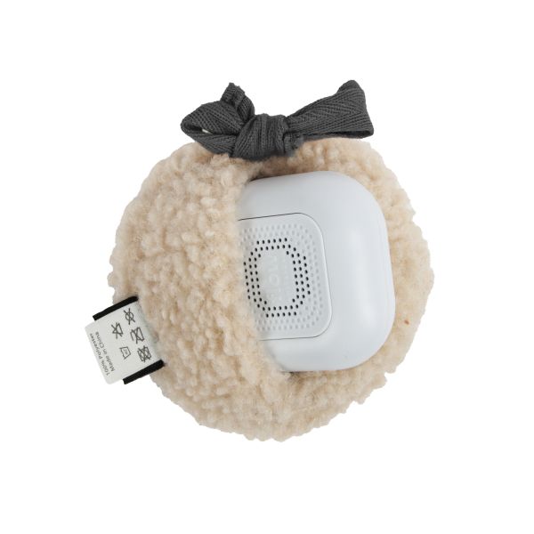 Peluche bruits blancs à suspendre Billy cœurs beige