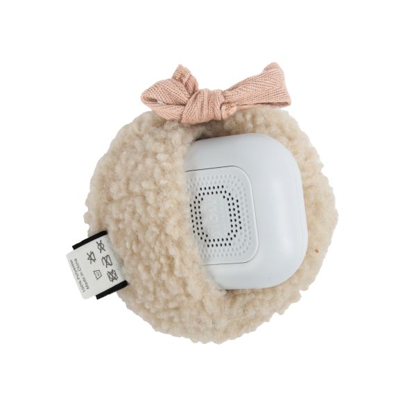 Peluche bruits blancs à suspendre Lucy cerises beige