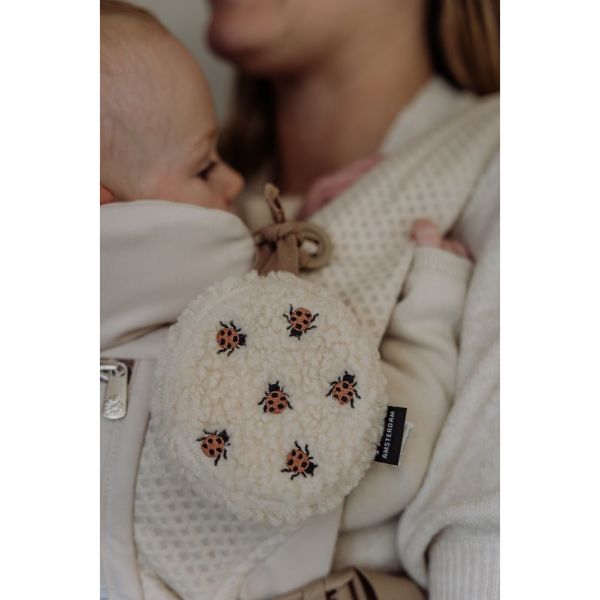 Peluche bruits blancs à suspendre Ted abeilles beige