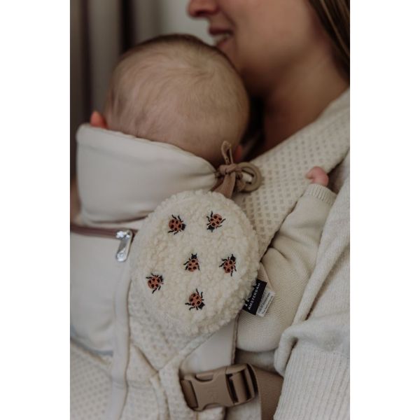 Peluche bruits blancs à suspendre Ted abeilles beige