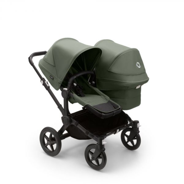 Poussette duo Donkey 5 Mono châssis Noir - Vert