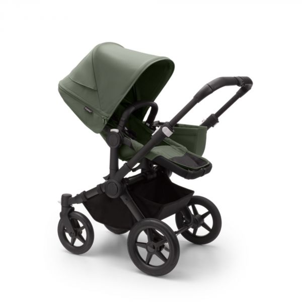 Poussette duo Donkey 5 Mono châssis Noir - Vert