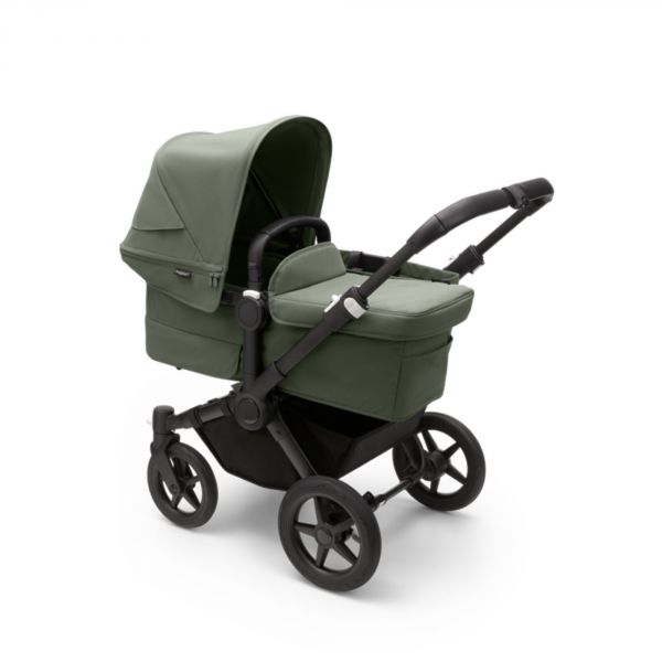 Poussette duo Donkey 5 Mono châssis Noir - Vert