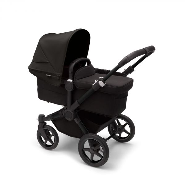 Poussette duo Donkey 5 Mono châssis Noir - Noir