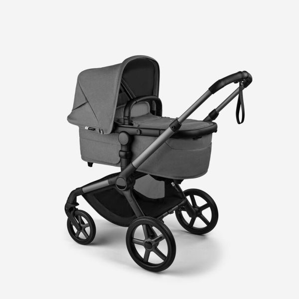 Poussette duo Fox 5 base graphite / grey mélange