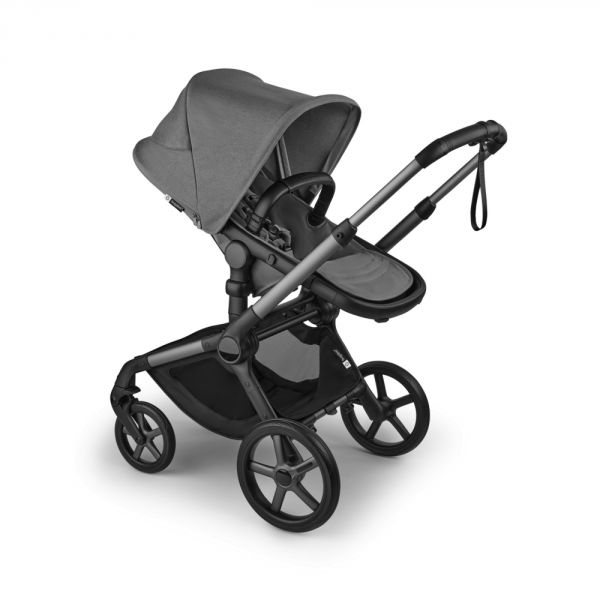 Poussette duo Fox 5 tout terrain complète Graphite / Gris lune