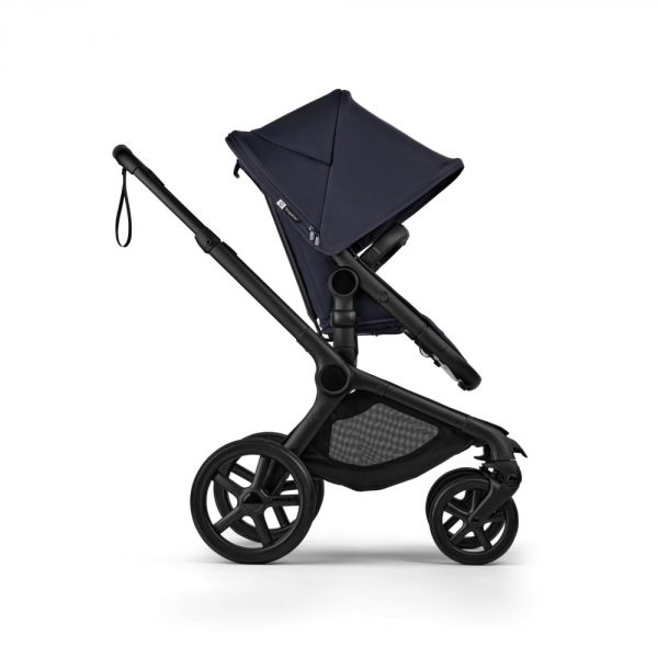 Poussette duo Fox 5 tout terrain complète Noir / Pur indigo