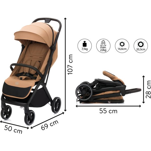 Poussette Cooper Sable