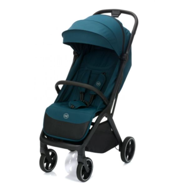Poussette Cooper turquoise/noir