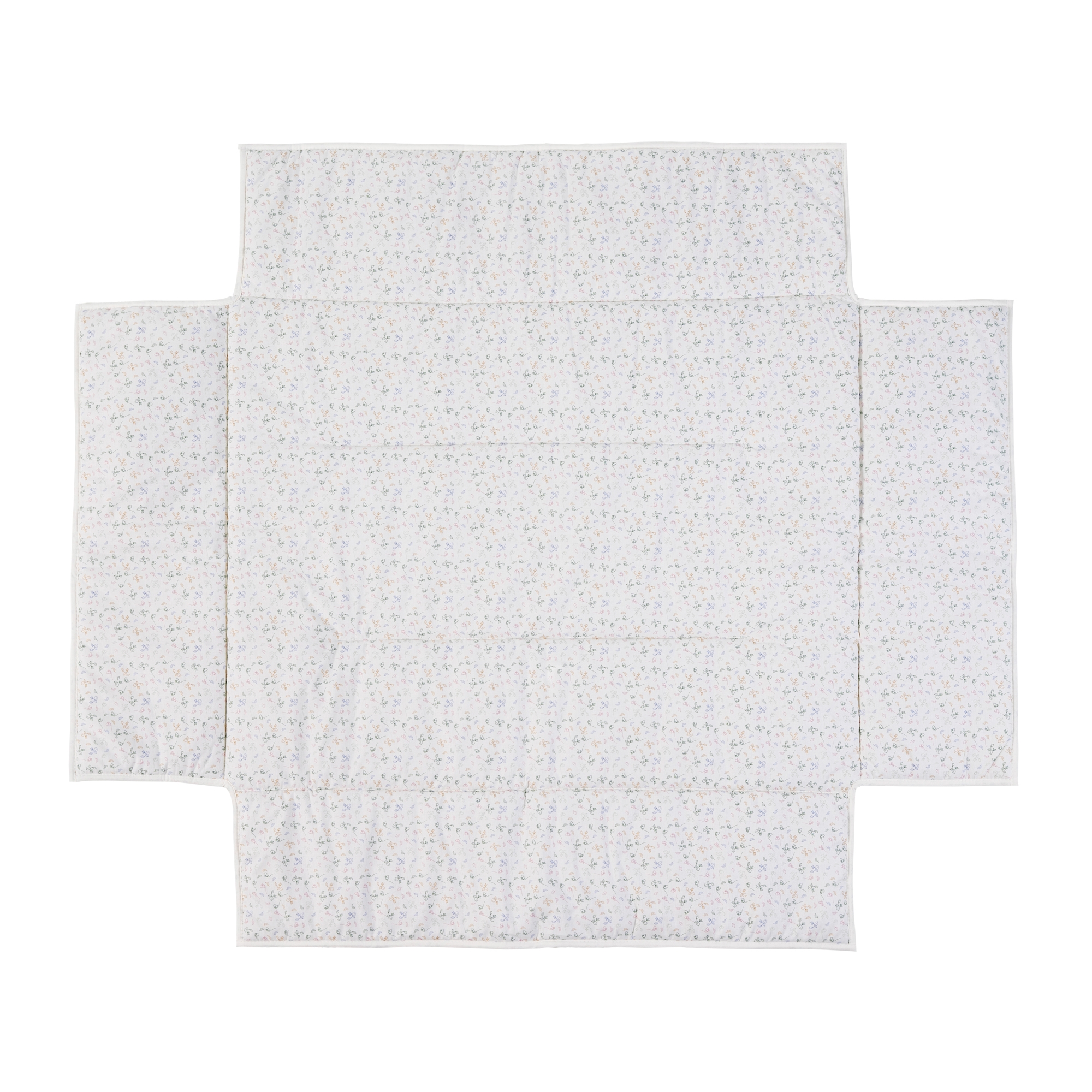 Geuther Tapis De Parc Fleurs 92 X 92 Cm Made In Bebe