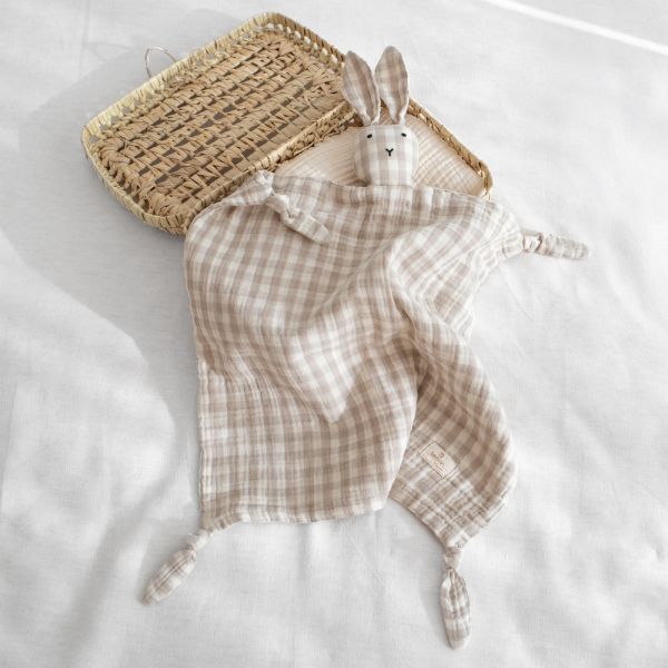 Doudou lapin 40x40 cm Sésame