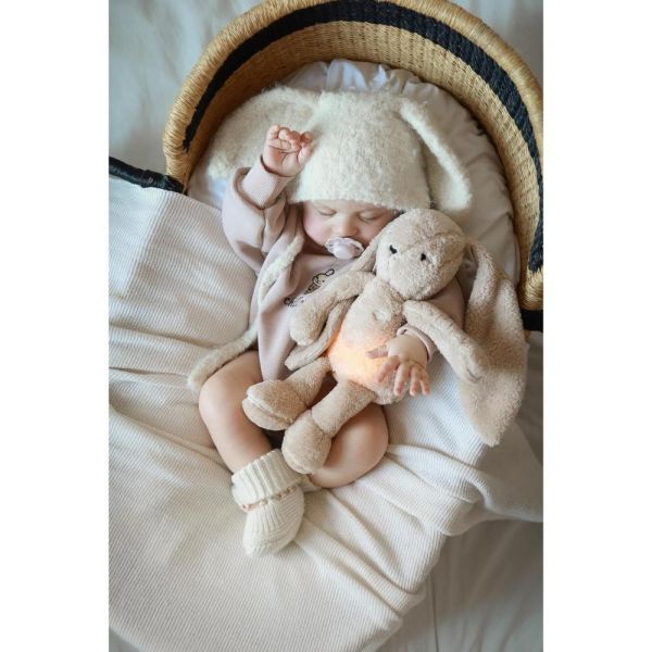 Peluche Bunny beige 5 en 1 avec lumière