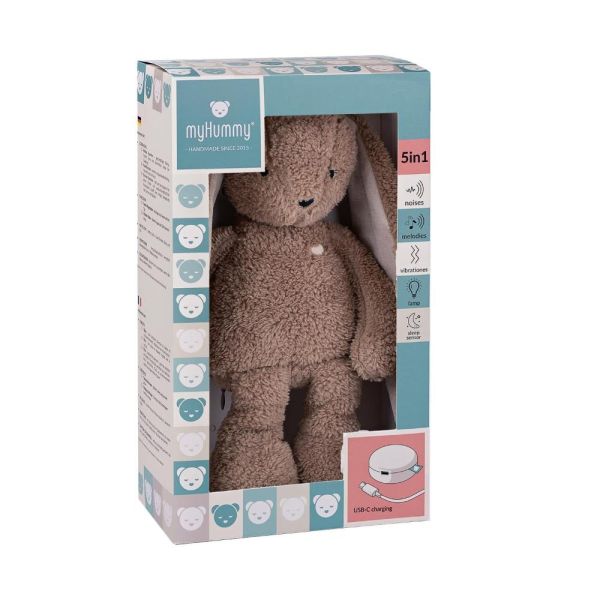 Peluche Bunny marron 5 en 1 avec lumière