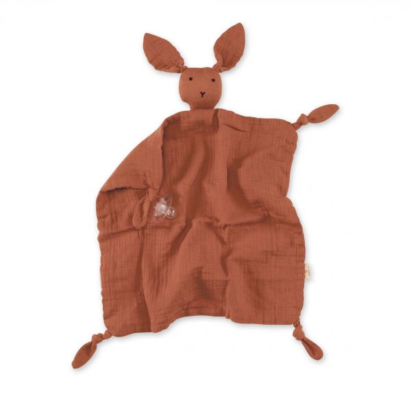 Doudou lapin 40x40 cm Sienna