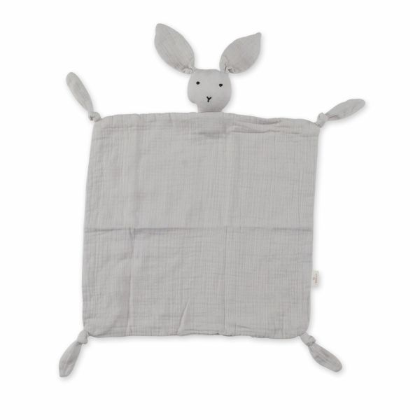 Doudou lapin 40x40 cm Gris