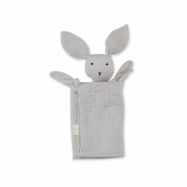 Doudou lapin 40x40 cm Gris