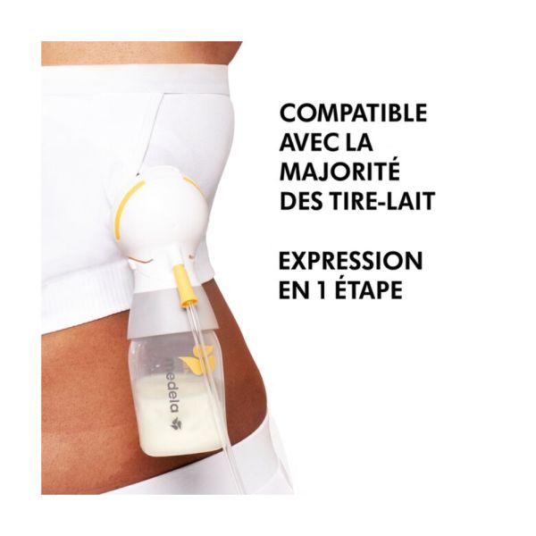 Bustier d'allaitement mains libres L Chair