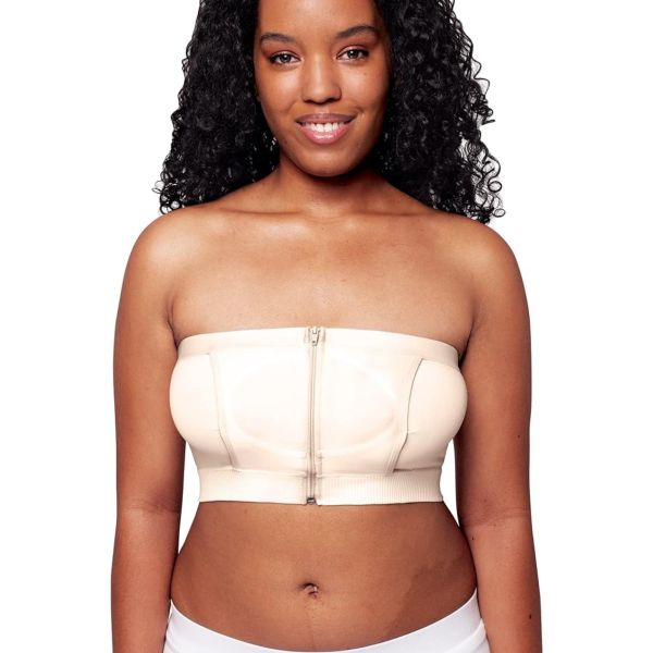 Bustier d'allaitement mains libres M Chair
