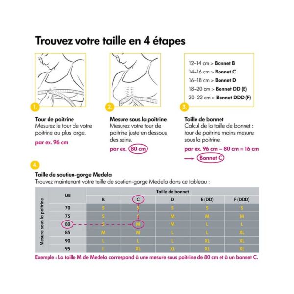 Bustier d'allaitement mains libres S Chair