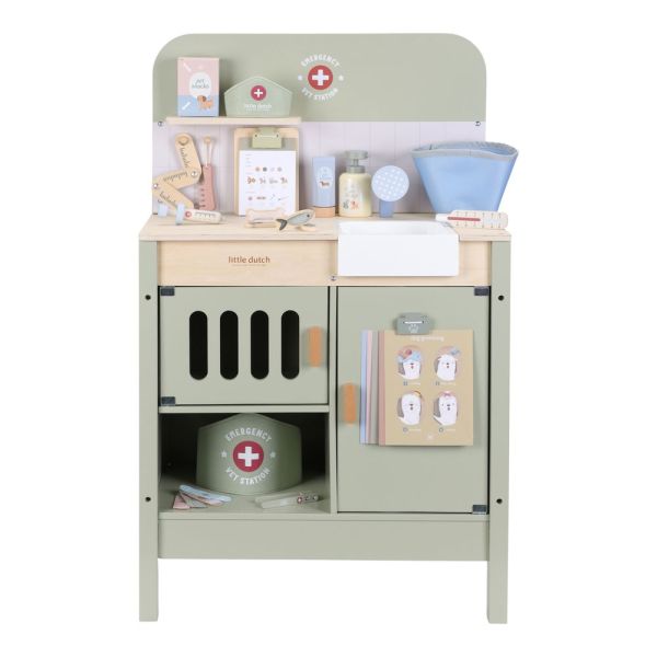 Cabinet de vétérinaire en bois FSC