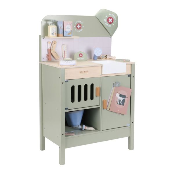 Cabinet de vétérinaire en bois FSC