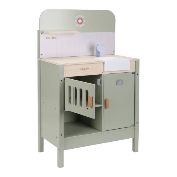Cabinet de vétérinaire en bois FSC